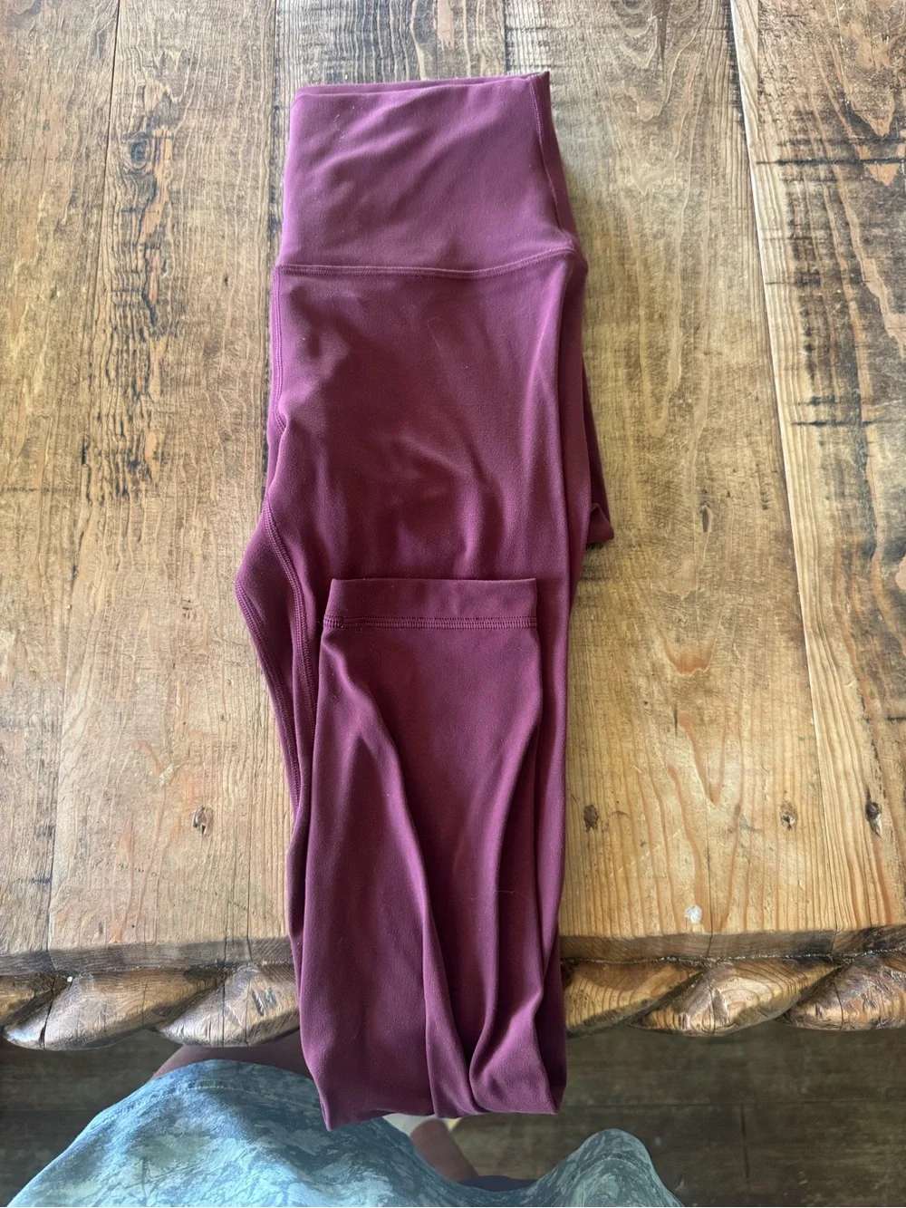 lululemon align High-Rise Maroon leggings